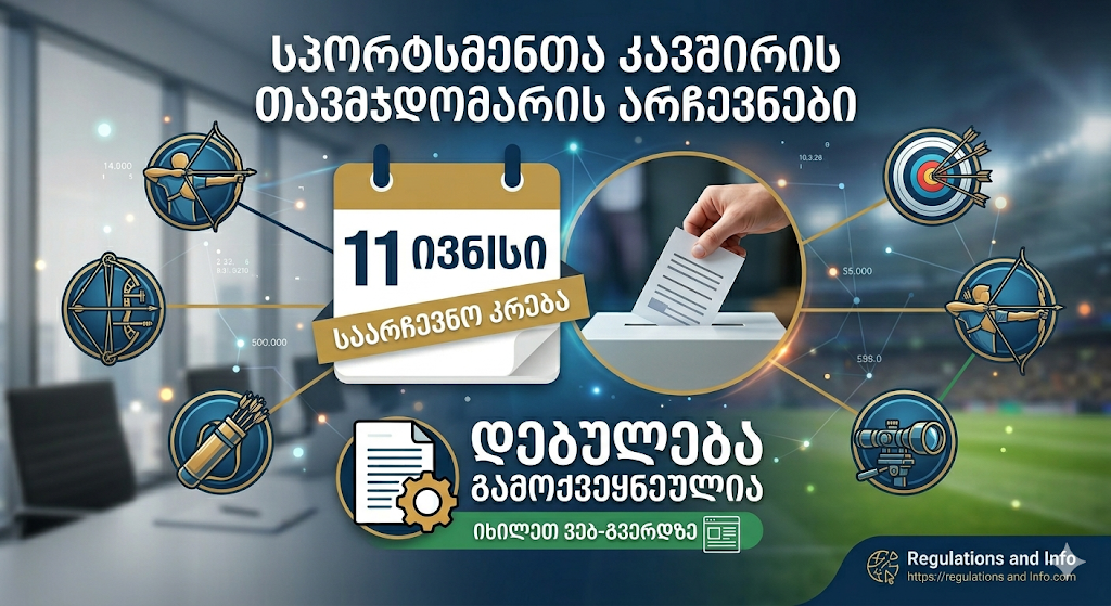 დებულება: მშვილდოსანთა და სპორტსმენთა პროფესიული კავშირი